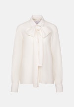 Chiffonbluse mit abnehmbarer Schluppe in Weiß |  Seidensticker Onlineshop