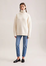 Pull grand col roulé en cachemire in Ecru |  Seidensticker Onlineshop