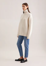 Pull grand col roulé en cachemire in Ecru |  Seidensticker Onlineshop