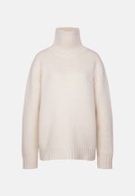 Oversize Rollkragenpullover mit Kaschmir in Ecru |  Seidensticker Onlineshop