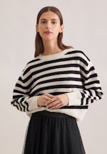 Pull à col rond avec cachemire in Noir |  Seidensticker Onlineshop