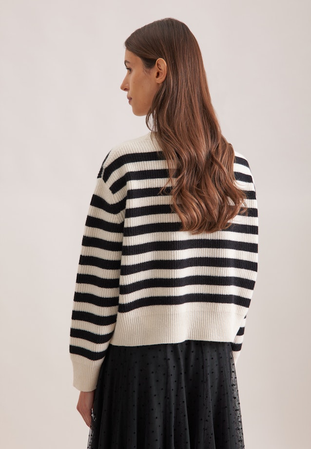 Pull à col rond avec cachemire in Noir |  Seidensticker Onlineshop