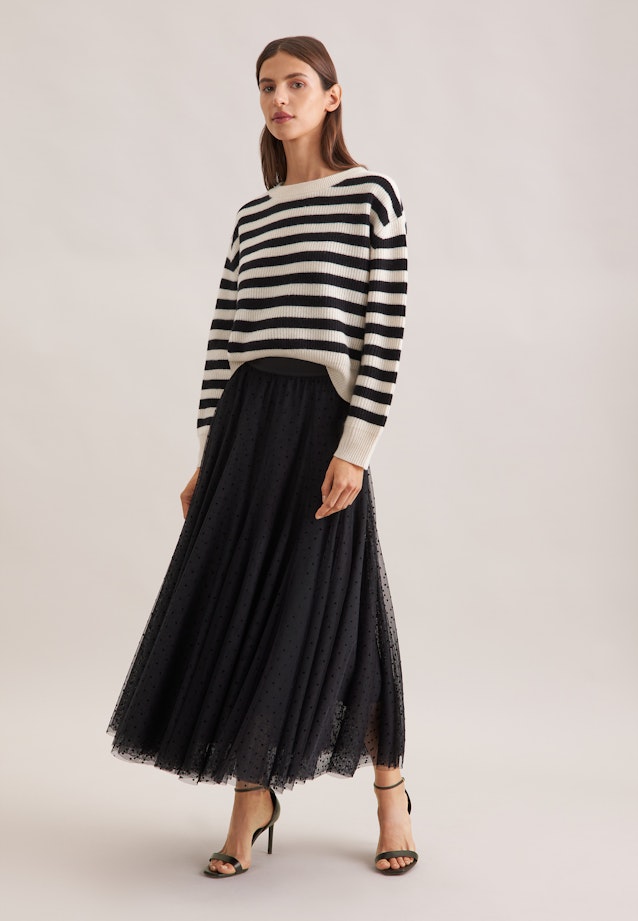 Pull à col rond avec cachemire in Noir |  Seidensticker Onlineshop