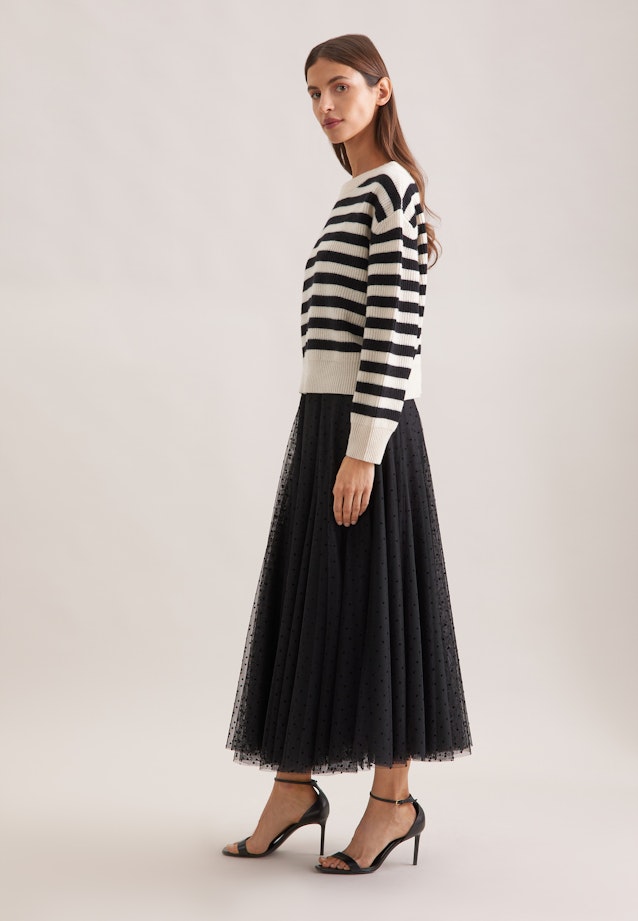 Pull à col rond avec cachemire in Noir |  Seidensticker Onlineshop