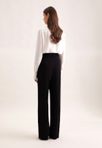 Fließende Hose High Waist in Schwarz |  Seidensticker Onlineshop