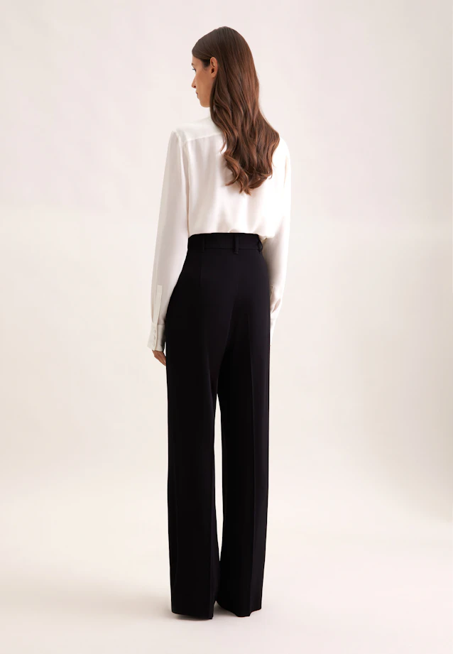 Pantalon fluide taille haute in Noir |  Seidensticker Onlineshop