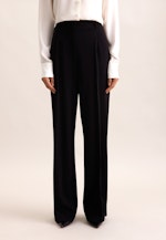 Fließende Hose High Waist in Schwarz |  Seidensticker Onlineshop