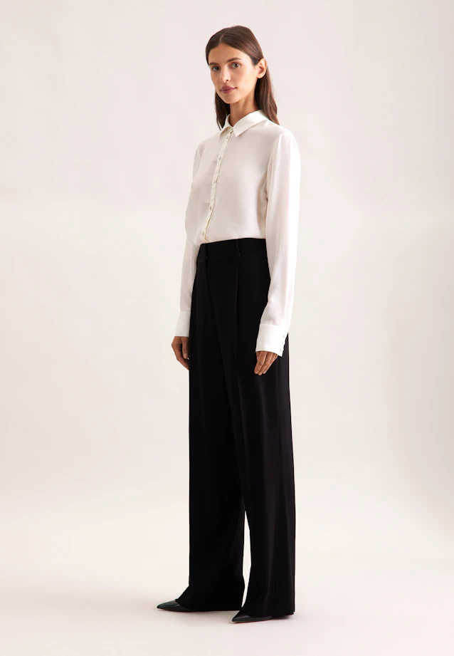 Pantalon fluide taille haute in Noir |  Seidensticker Onlineshop