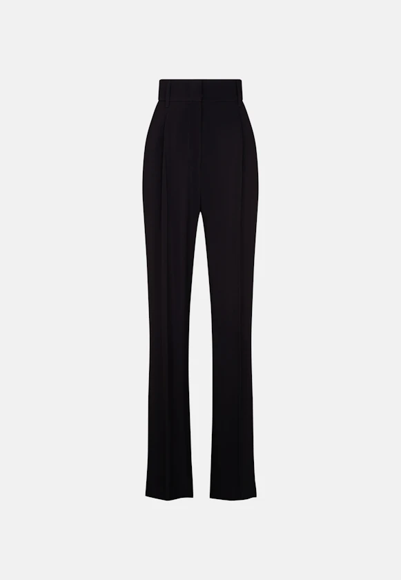 Pantalon fluide taille haute in Noir |  Seidensticker Onlineshop