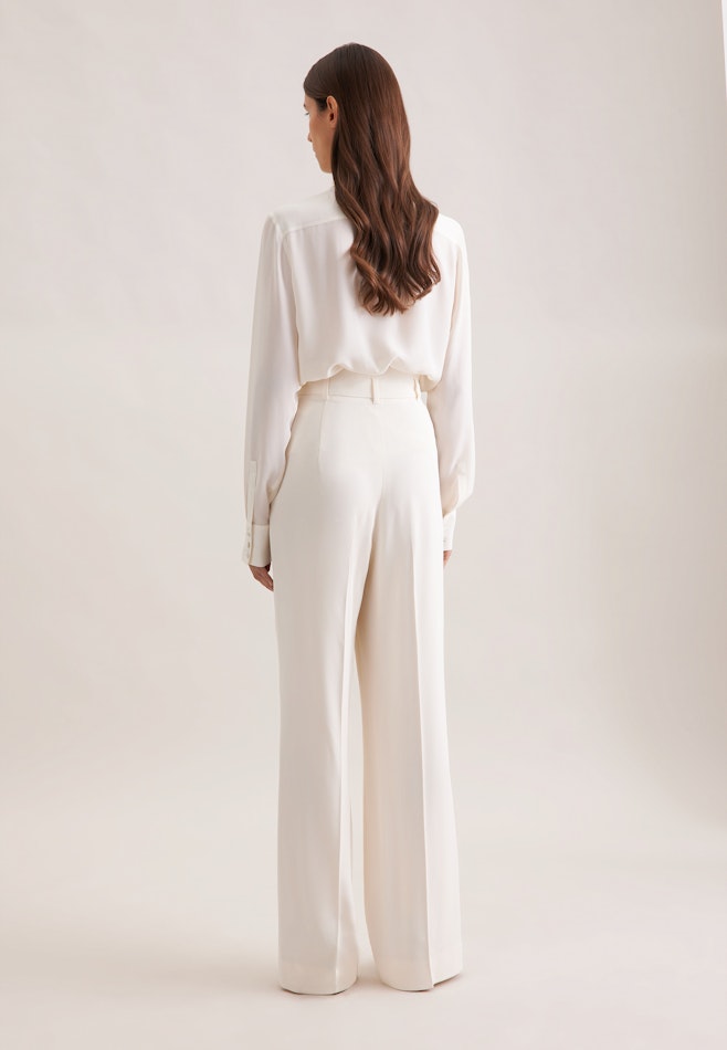 Fließende Hose High Waist in Weiß | Seidensticker Onlineshop