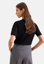 Strickshirt aus reinem Kaschmir in Schwarz |  Seidensticker Onlineshop