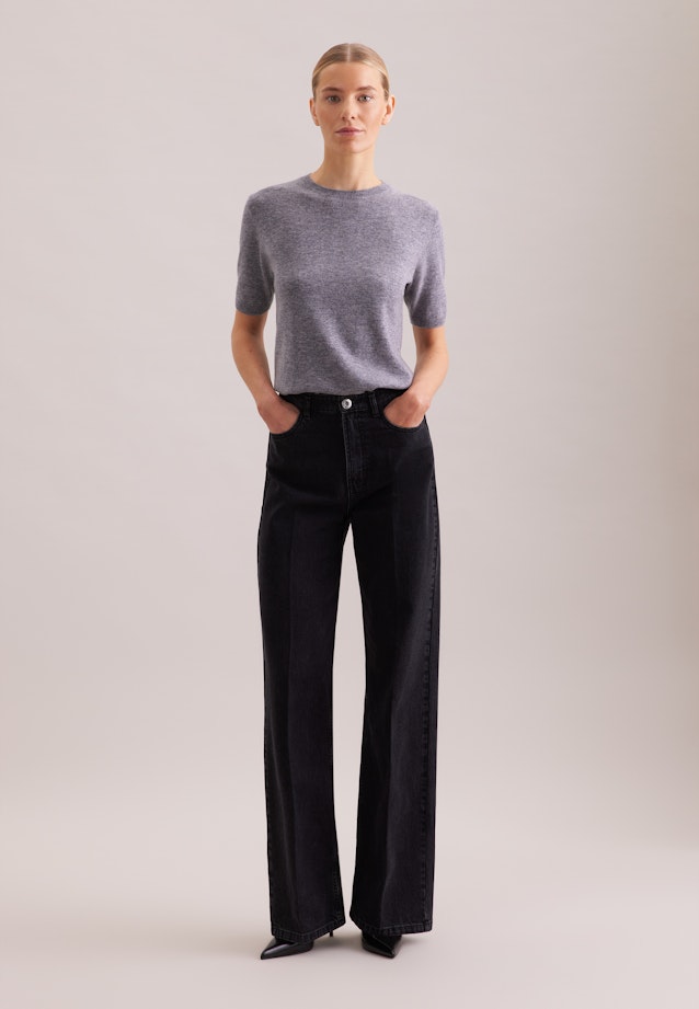 Strickshirt aus reinem Kaschmir in Grau |  Seidensticker Onlineshop