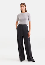 Strickshirt aus reinem Kaschmir in Grau |  Seidensticker Onlineshop