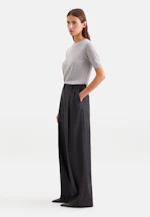 Strickshirt aus reinem Kaschmir in Grau |  Seidensticker Onlineshop