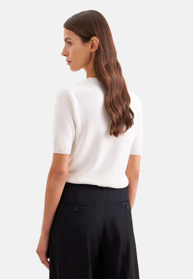 Strickshirt aus reinem Kaschmir in Ecru | Seidensticker Onlineshop