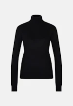 Rollkragenpullover aus reinem Kaschmir in Schwarz |  Seidensticker Onlineshop