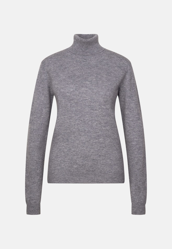 Rollkragenpullover aus reinem Kaschmir in Grau | Seidensticker Onlineshop