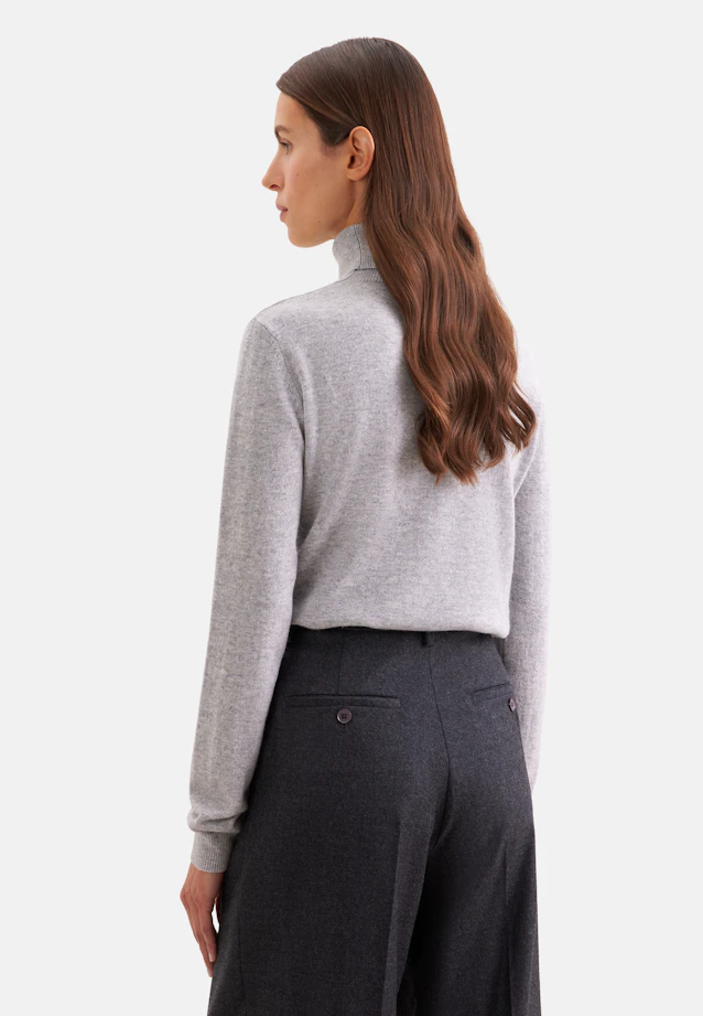 Rollkragenpullover aus reinem Kaschmir in Grau |  Seidensticker Onlineshop