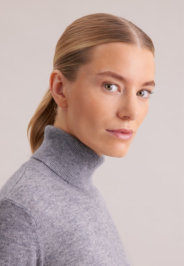Rollkragenpullover aus reinem Kaschmir in Grau |  Seidensticker Onlineshop