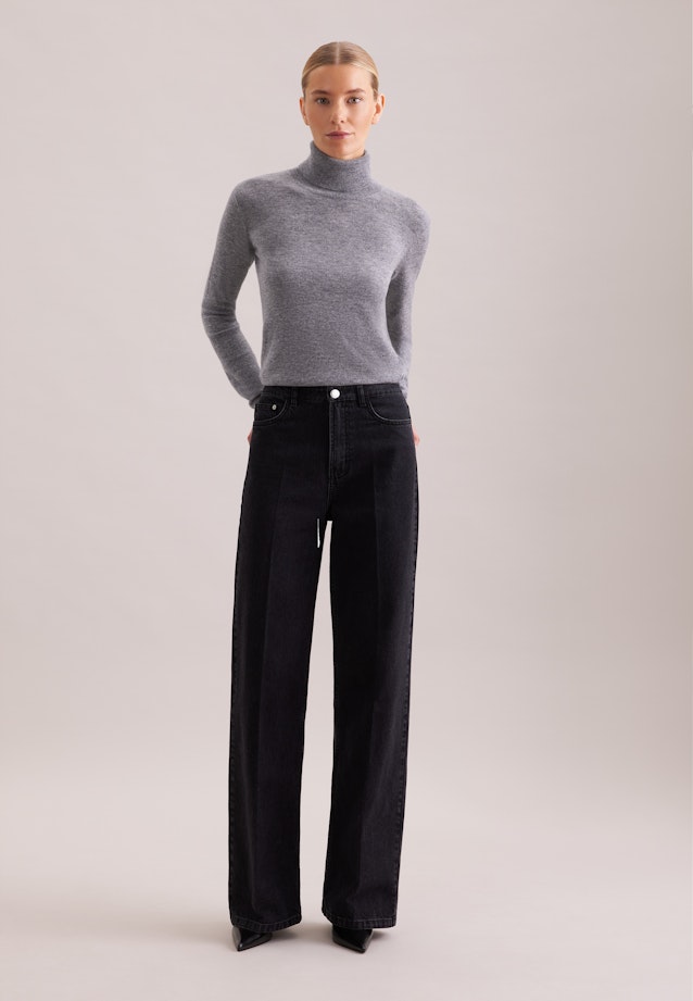 Rollkragenpullover aus reinem Kaschmir in Grau |  Seidensticker Onlineshop