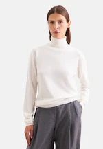 Rollkragenpullover aus reinem Kaschmir in Ecru |  Seidensticker Onlineshop