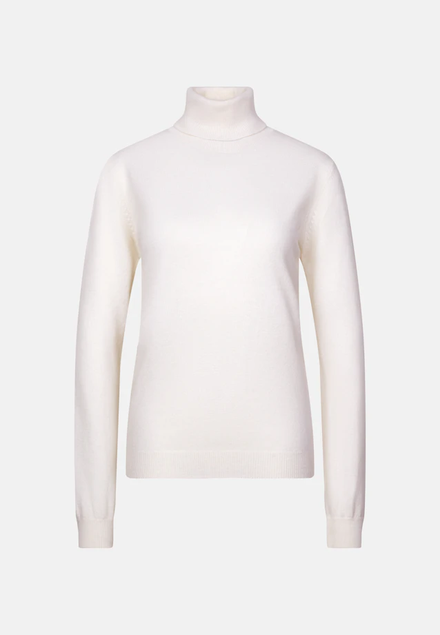 Rollkragenpullover aus reinem Kaschmir in Ecru |  Seidensticker Onlineshop