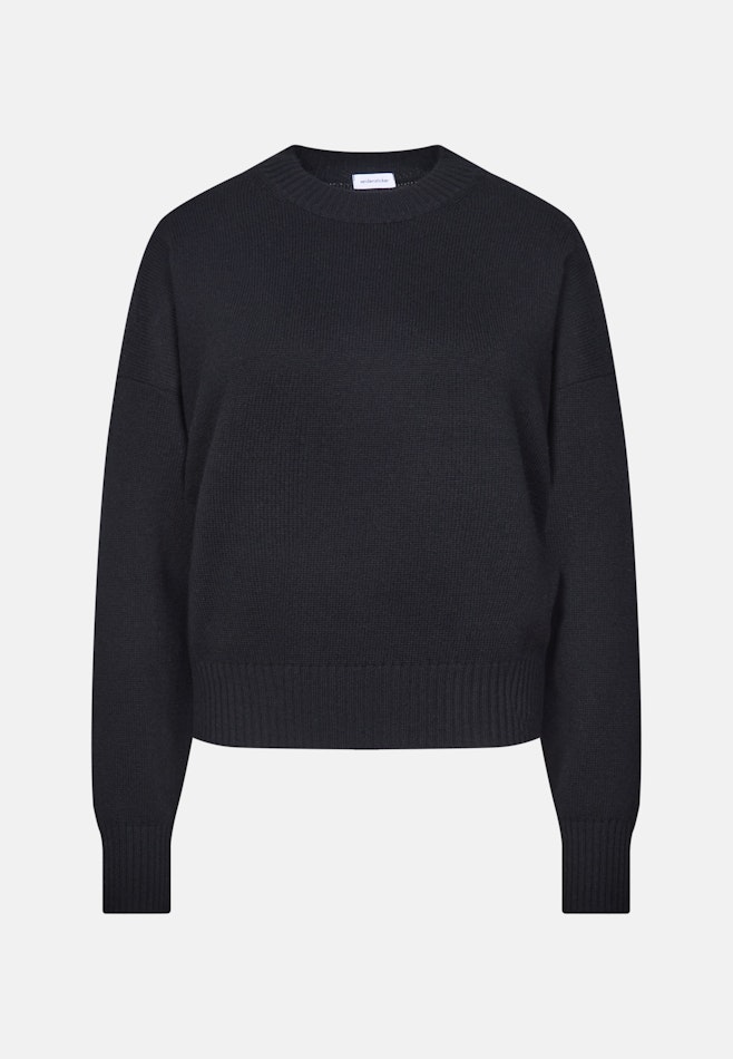 Pullover aus Kaschmir und Wolle in Schwarz | Seidensticker Onlineshop