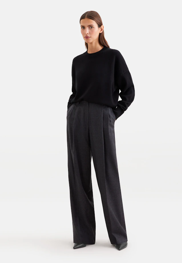 Pull en cachemire et laine in Noir |  Seidensticker Onlineshop