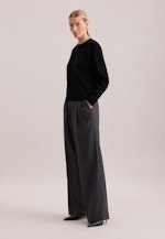 Pullover aus Kaschmir und Wolle in Schwarz |  Seidensticker Onlineshop