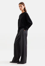 Pullover aus Kaschmir und Wolle in Schwarz |  Seidensticker Onlineshop