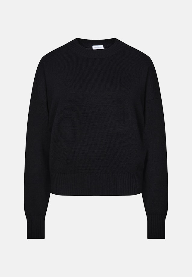 Pull en cachemire et laine in Noir |  Seidensticker Onlineshop