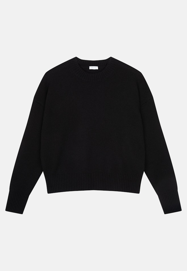 Pullover aus Kaschmir und Wolle in Schwarz | Seidensticker Onlineshop