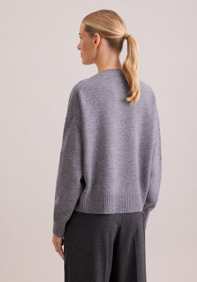 Pullover aus Kaschmir und Wolle in Grau | Seidensticker Onlineshop