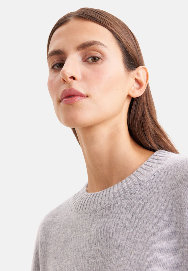 Cashmere and wool sweater in Grey |  Seidensticker Onlineshop