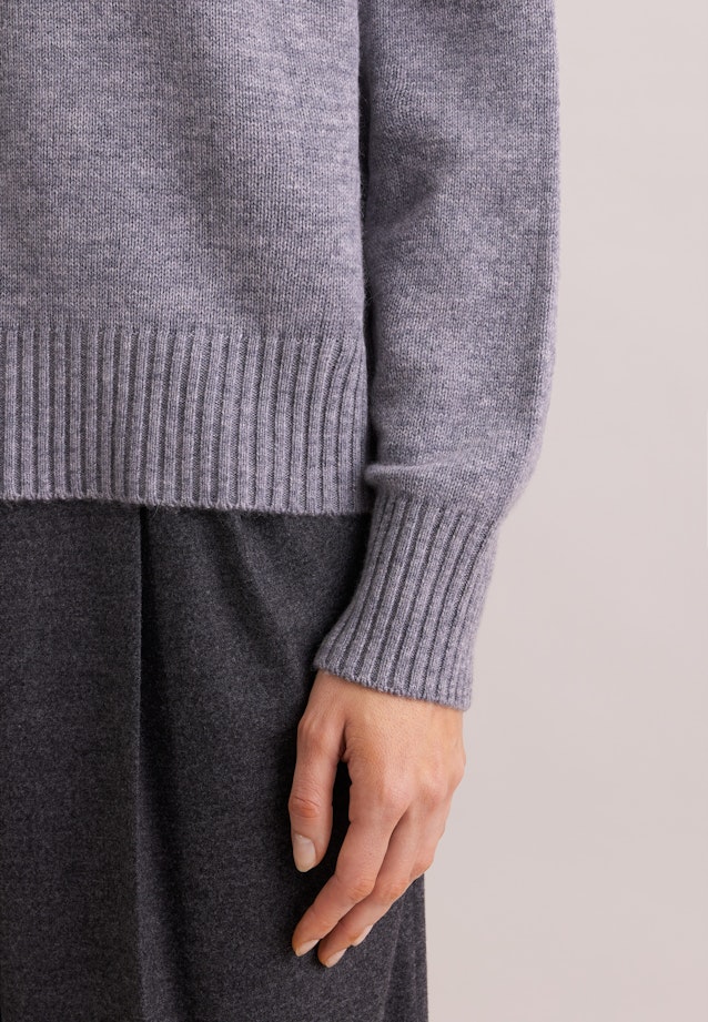 Pullover aus Kaschmir und Wolle in Grau |  Seidensticker Onlineshop