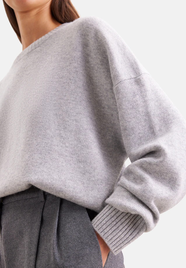 Cashmere and wool sweater in Grey |  Seidensticker Onlineshop
