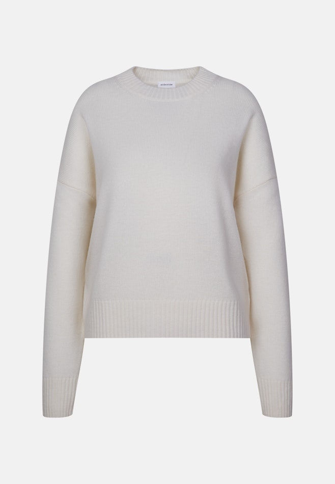 Pullover aus Kaschmir und Wolle in Ecru | Seidensticker Onlineshop