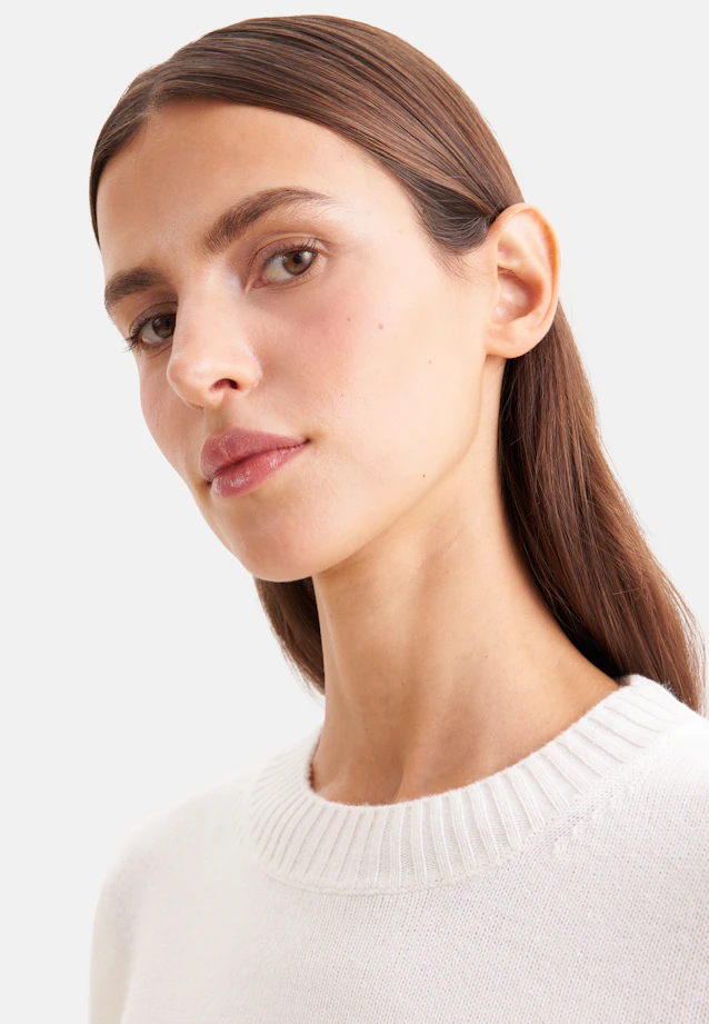 Cashmere and wool sweater in Ecru |  Seidensticker Onlineshop