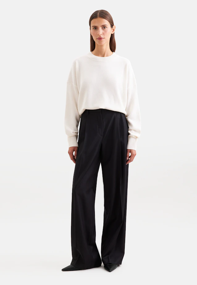 Cashmere and wool sweater in Ecru |  Seidensticker Onlineshop