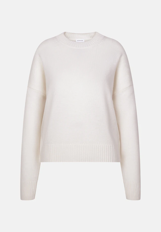Cashmere and wool sweater in Ecru |  Seidensticker Onlineshop
