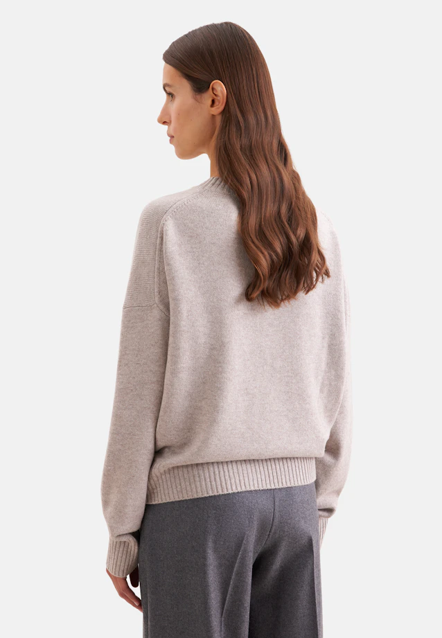 Pullover aus Kaschmir und Wolle in Beige |  Seidensticker Onlineshop