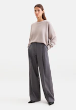 Pullover aus Kaschmir und Wolle in Beige |  Seidensticker Onlineshop
