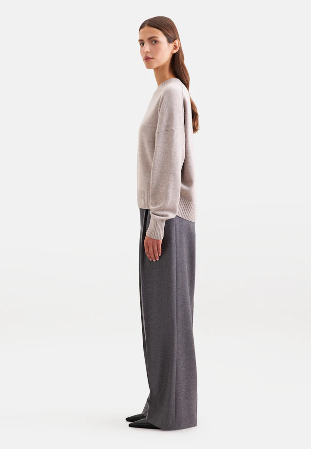 Pullover aus Kaschmir und Wolle in Beige |  Seidensticker Onlineshop