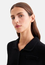 Cardigan aus Kaschmir und Wolle in Schwarz |  Seidensticker Onlineshop