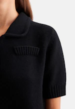 Cardigan aus Kaschmir und Wolle in Schwarz |  Seidensticker Onlineshop