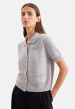 Cardigan aus Kaschmir und Wolle in Grau |  Seidensticker Onlineshop