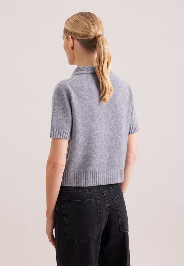 Cardigan aus Kaschmir und Wolle in Grau |  Seidensticker Onlineshop