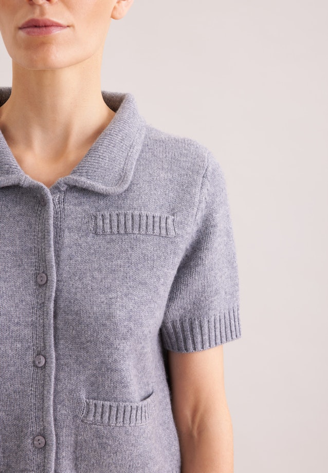 Cardigan aus Kaschmir und Wolle in Grau |  Seidensticker Onlineshop