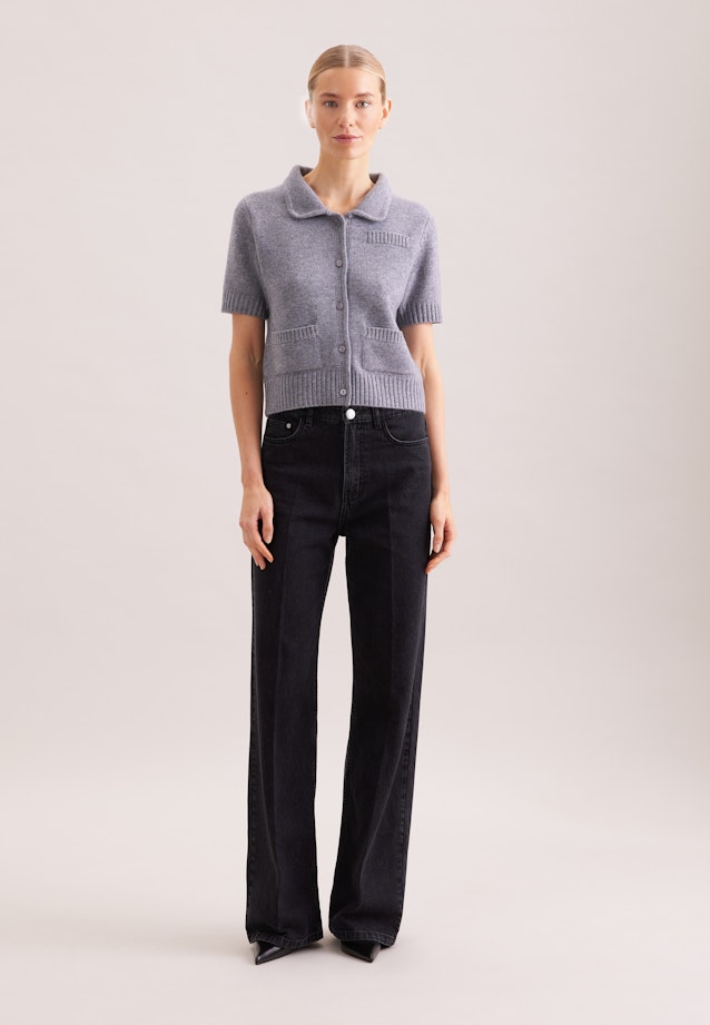 Cardigan aus Kaschmir und Wolle in Grau |  Seidensticker Onlineshop