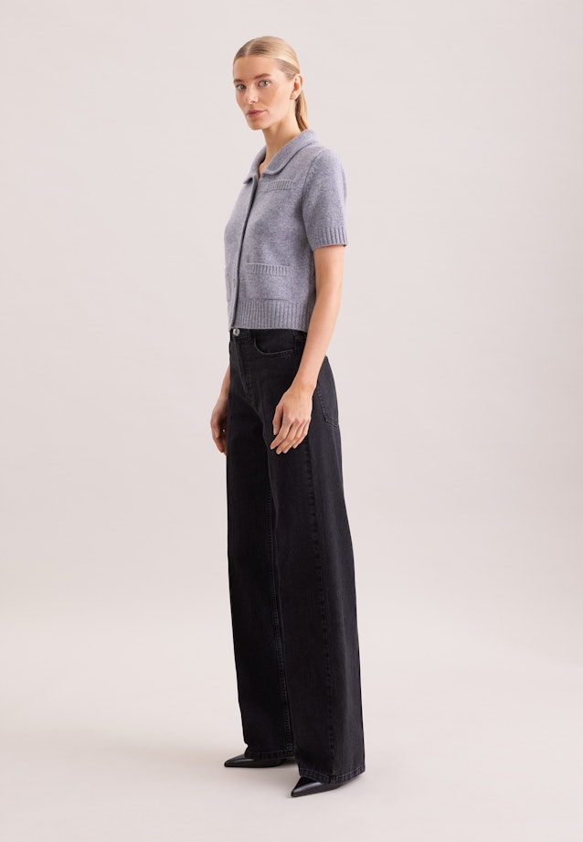 Cardigan aus Kaschmir und Wolle in Grau |  Seidensticker Onlineshop